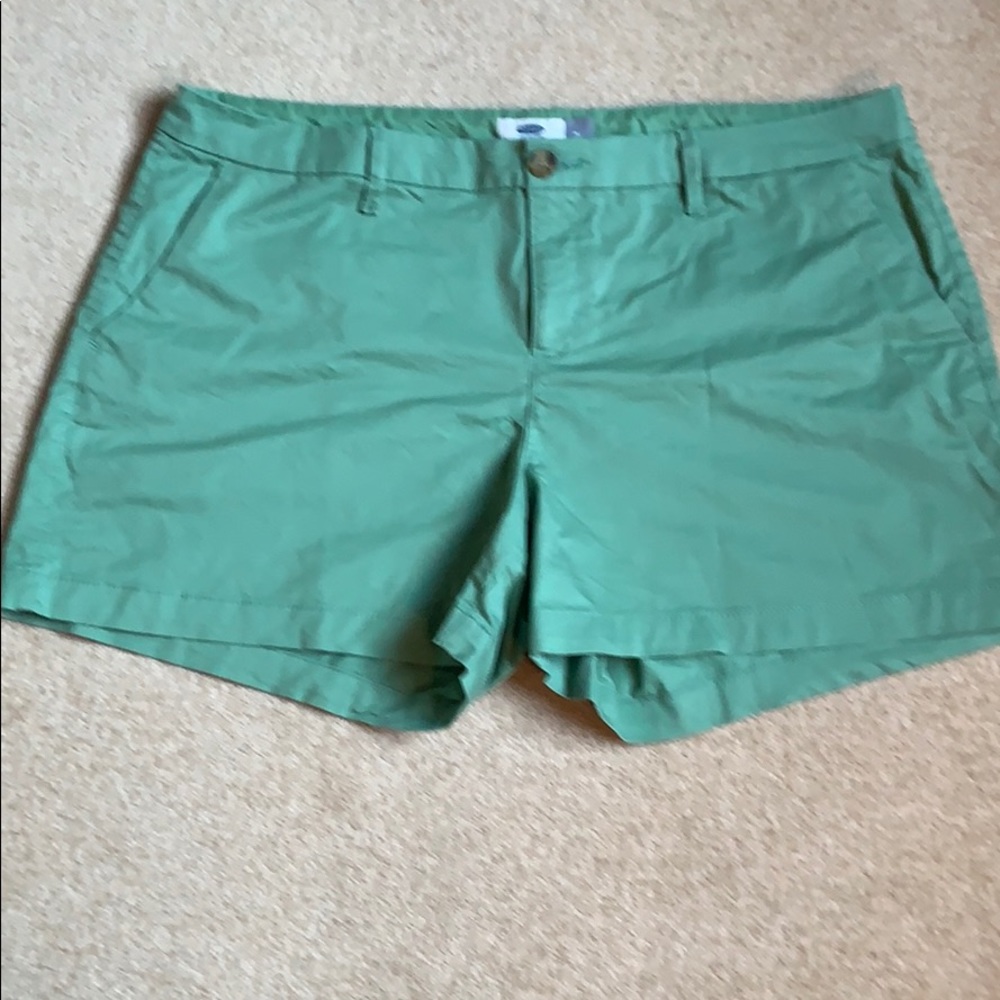 Green sage shorts